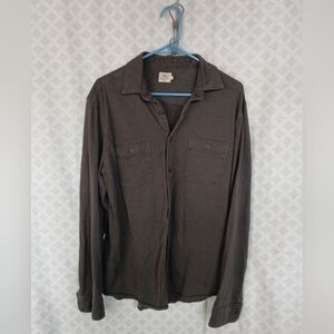 Flaherty Men's Seasons Button Down Shirt Washed Black